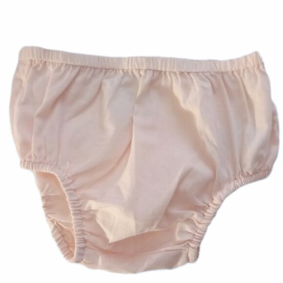 Savannah Pink Satin Ruffle Dress w/Bloomers sz 3-6M Girls - Picture 6 of 7